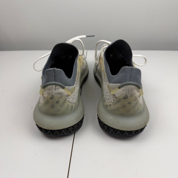 Adidas 4D Fusio Aluminum Gray Core Black Running Shoes S42836 Men's 13 - Picture 6 of 10